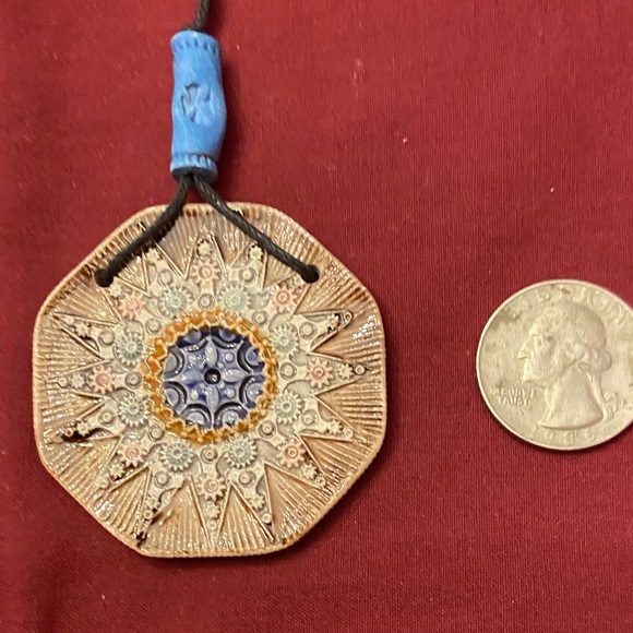 Colorful Ceramic Pendant - Picture 3 of 5